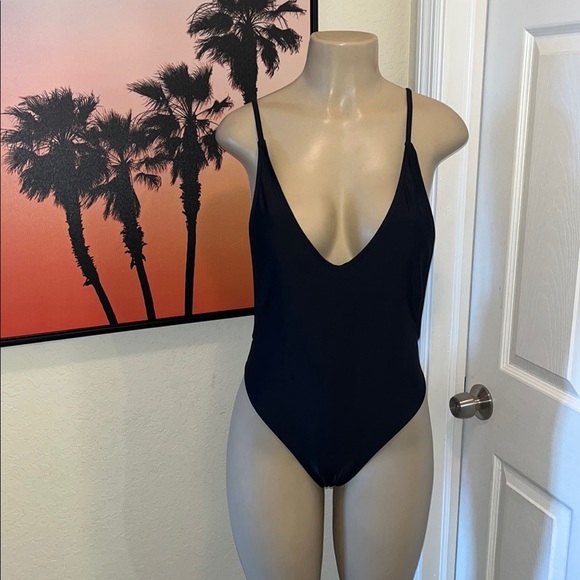 Nasty Gal Cut Out Back Sexy Swimsuit - Picture 3 of 6